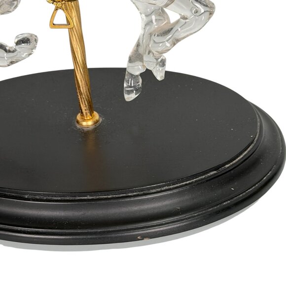 Crystal Prancer By William Dentzel III The Franklin Mint Carousel Horse Germany - Picture 10 of 15